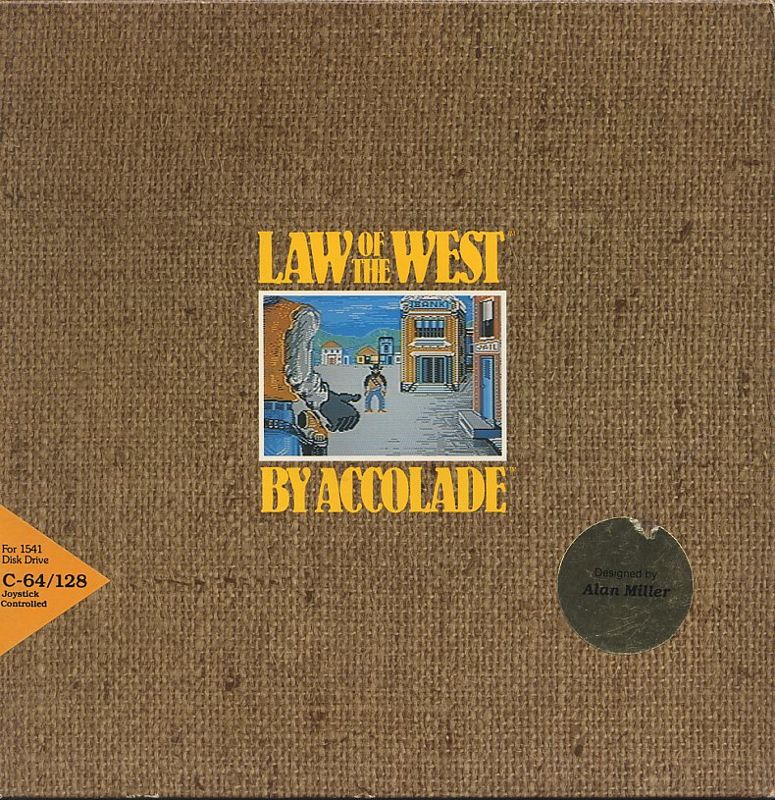 Law Of The West box art for Commodore 64